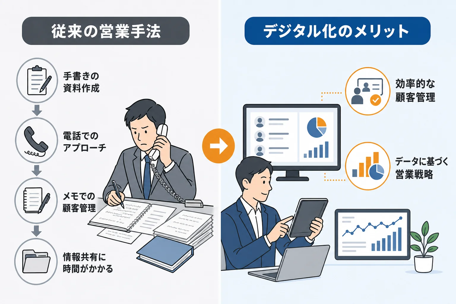 DX営業活動で得られる主な効果