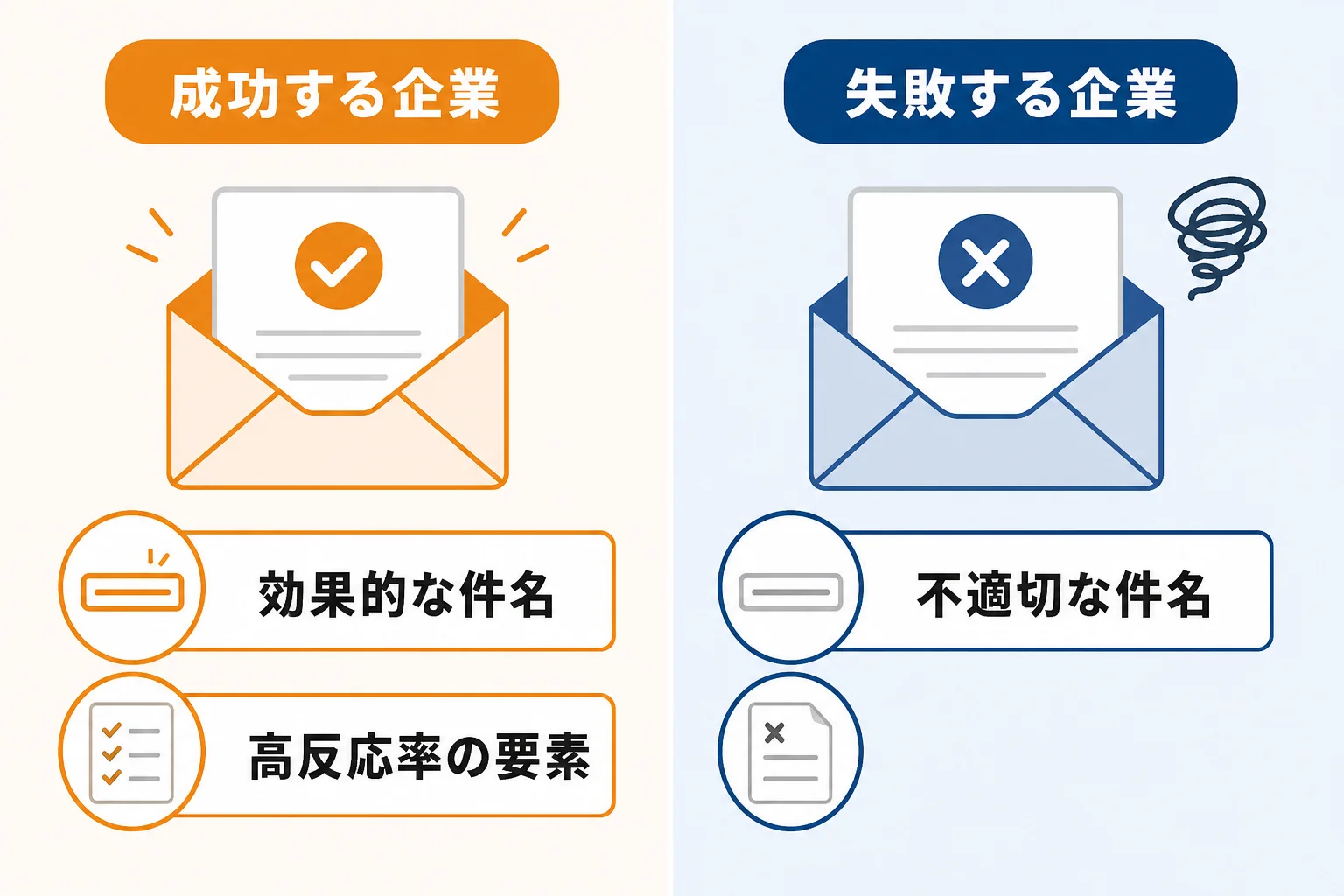 新規開拓の営業メールで成果が出る企業と出ない企業の違い