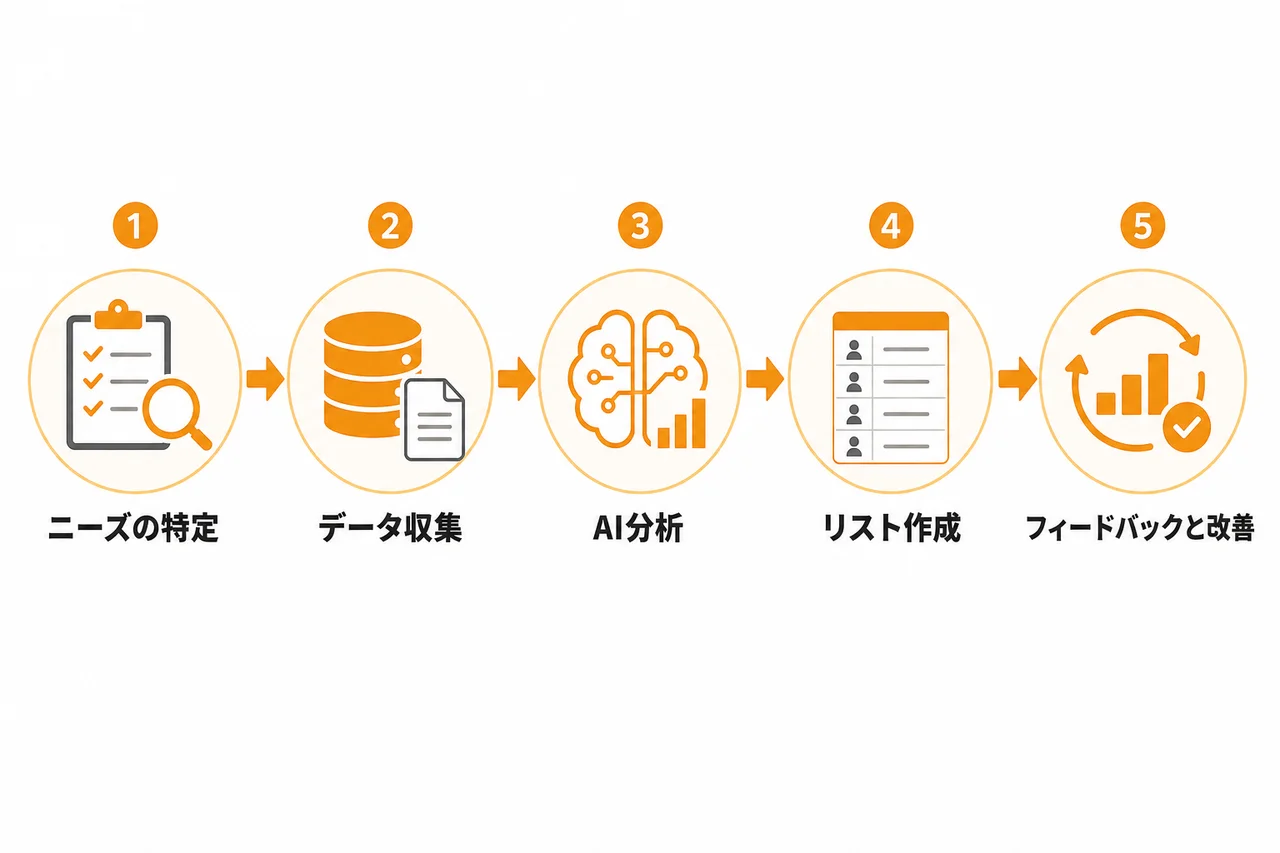 営業リストAIを導入する手順