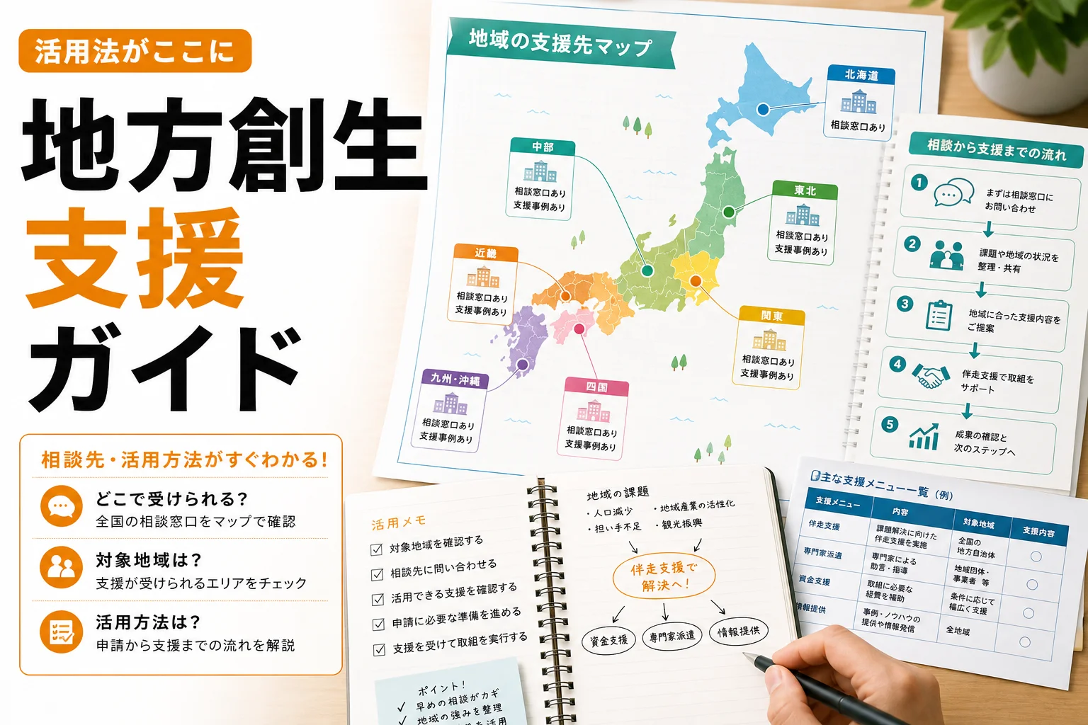 地方創生伴走支援制度 どこで受けられる?対象地域・相談先・活用方法をわかりやすく解説