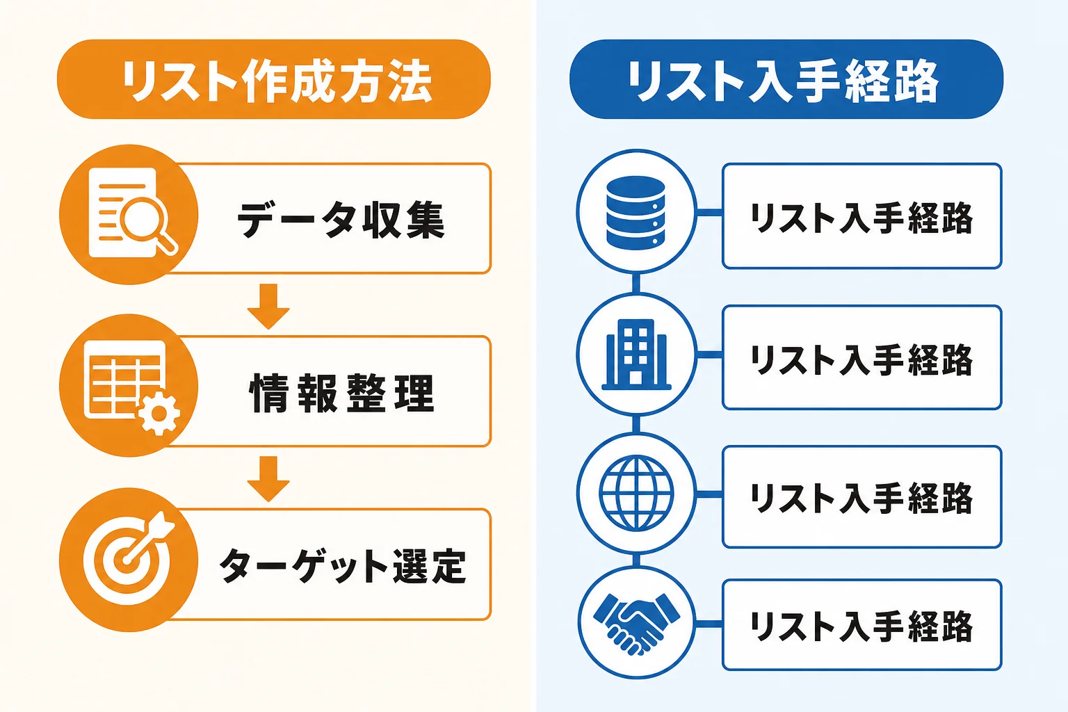 営業テレアポリストの主な作成方法と入手経路