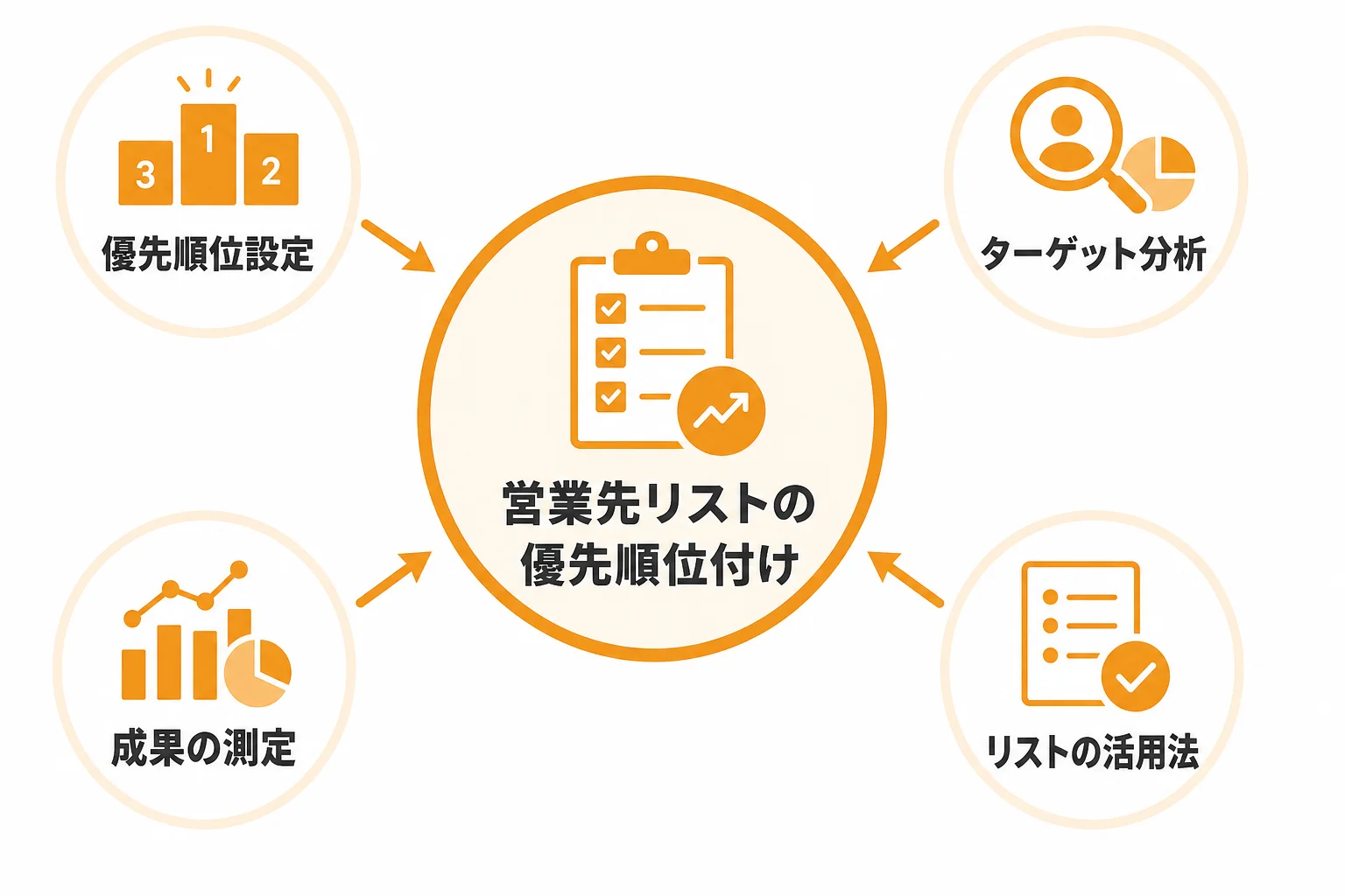 営業先リストを成果につなげる優先順位付けと活用方法