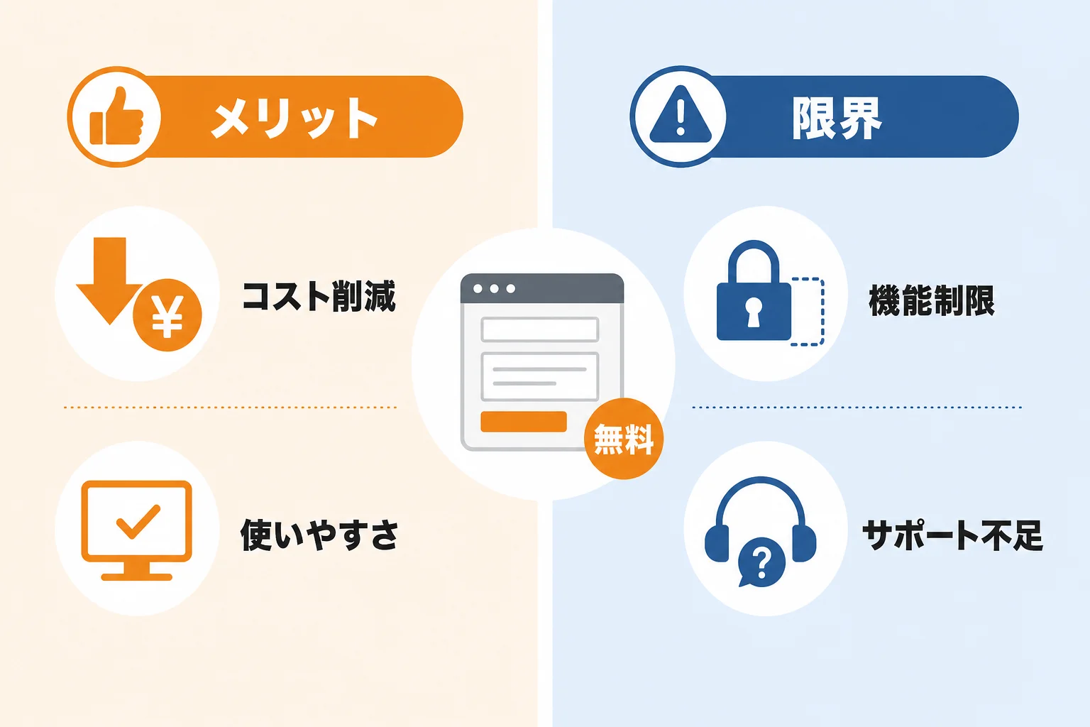 無料のフォーム営業ツールに期待できるメリットと見落としやすい限界