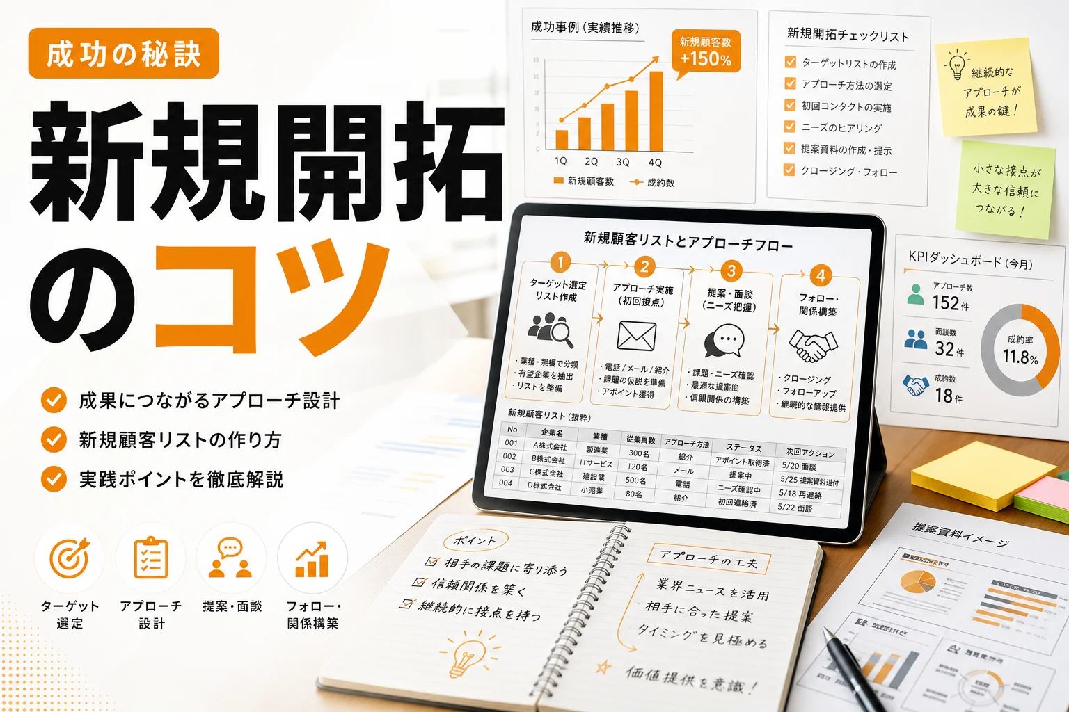 証券 営業 新規 開拓 コツを徹底解説|成果につながるアプローチ設計と実践ポイント