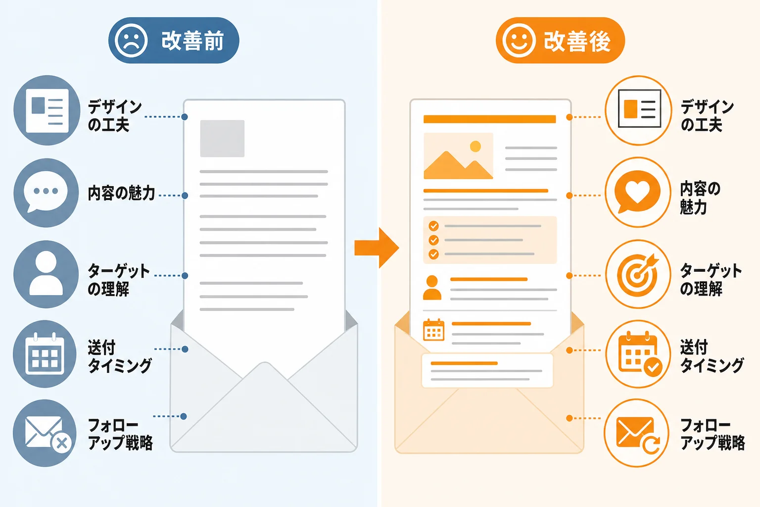 反応率を高める改善ポイント