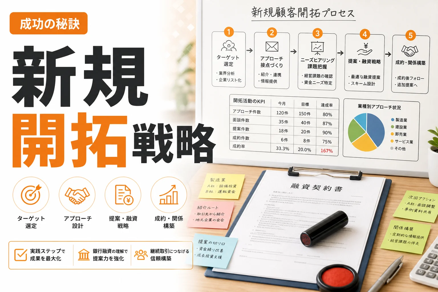 銀行 融資 新規 開拓を成功に導く実践戦略|BtoB営業が成果を伸ばす進め方