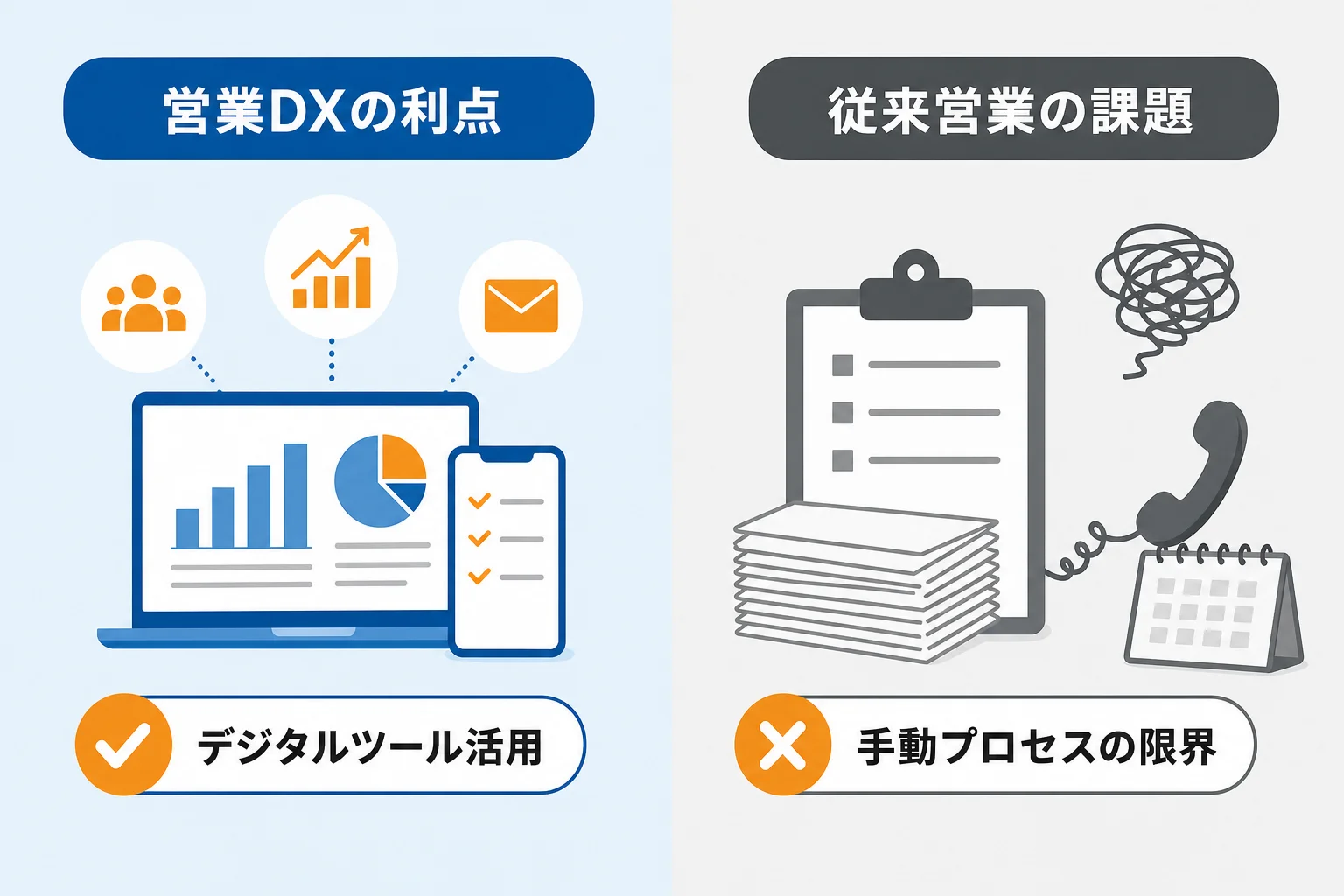 自社に合う営業DX施策の選び方