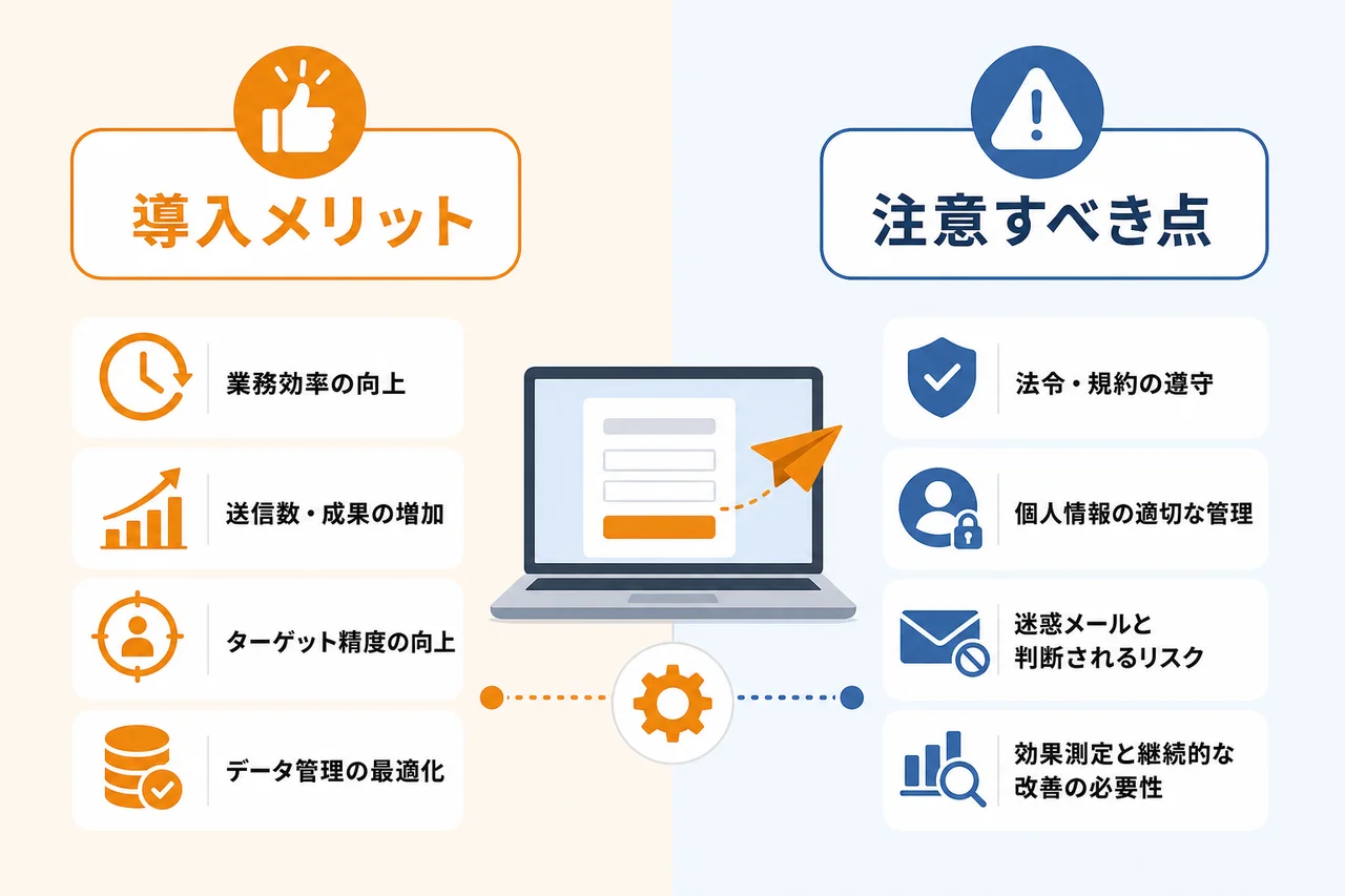 フォーム営業 ツールを導入するメリットと注意点