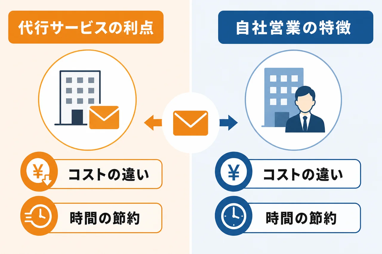 メール営業代行会社の選び方