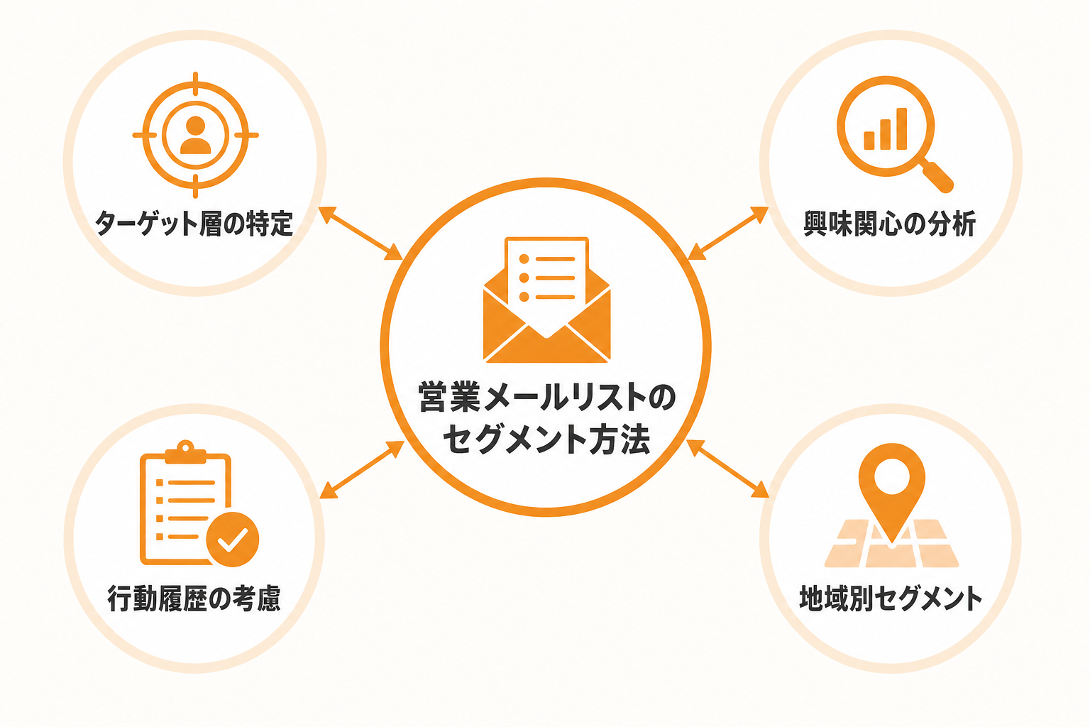 成果につながる営業メール リストのセグメント方法