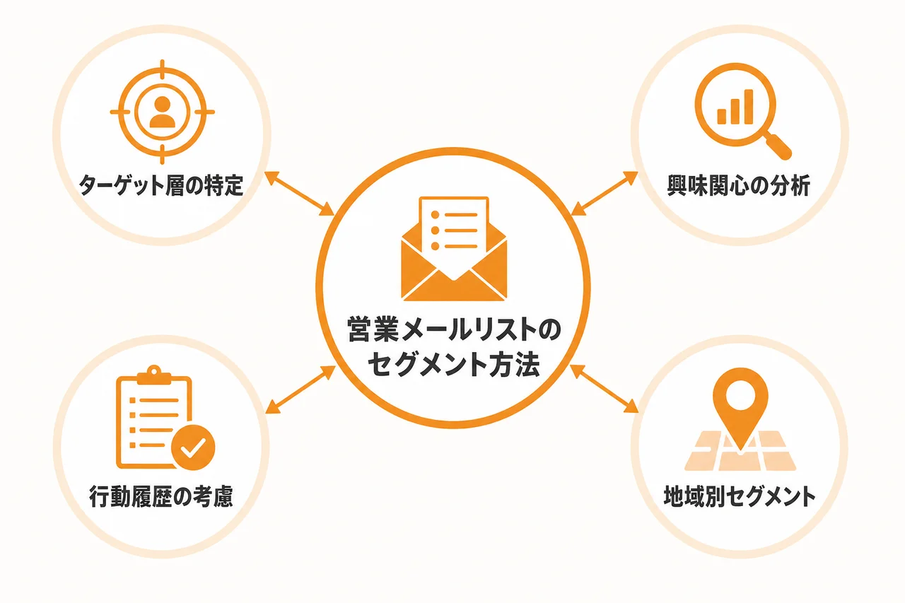 成果につながる営業メール リストのセグメント方法