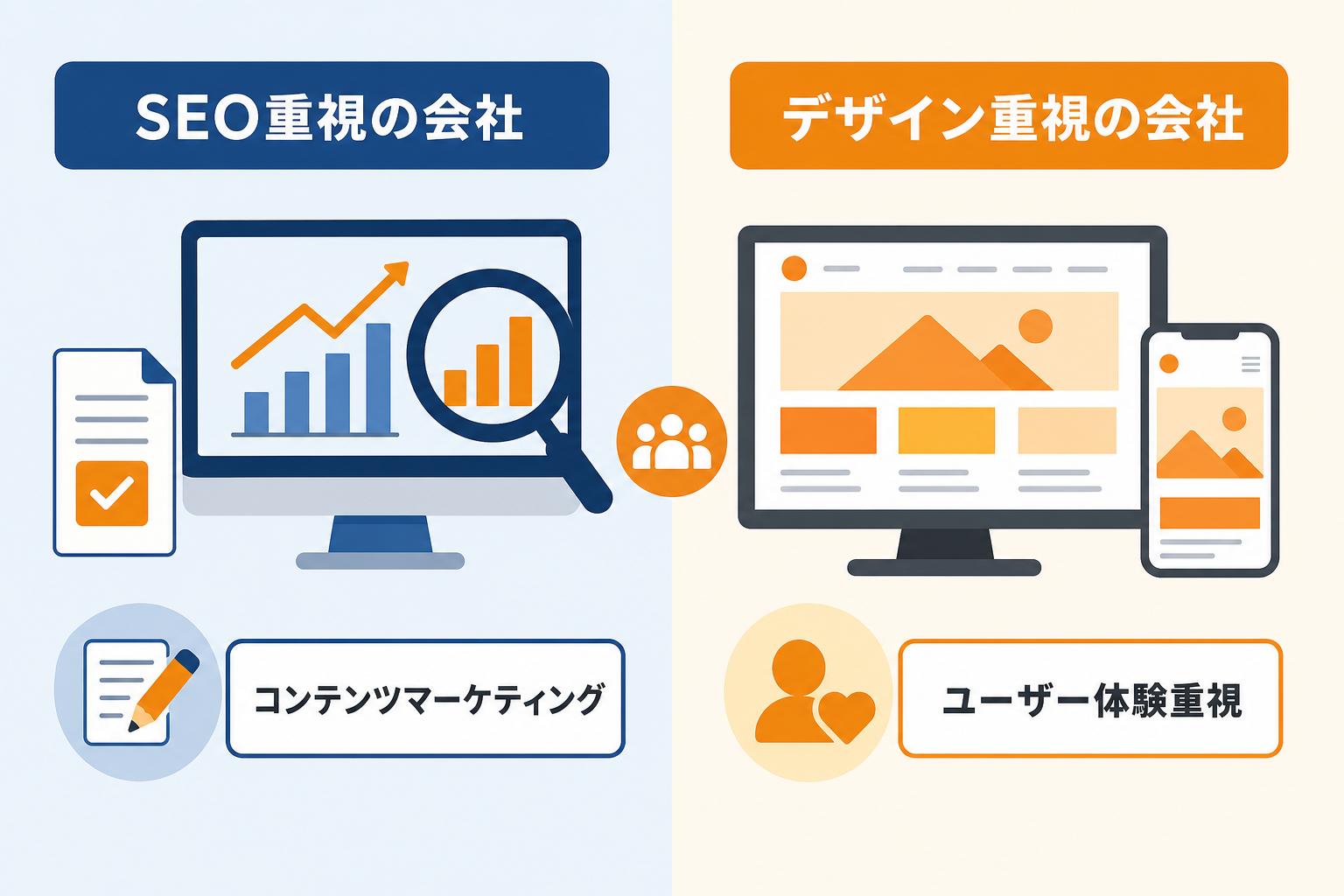 営業課題別に見る、相性のよいWeb制作会社のタイプ