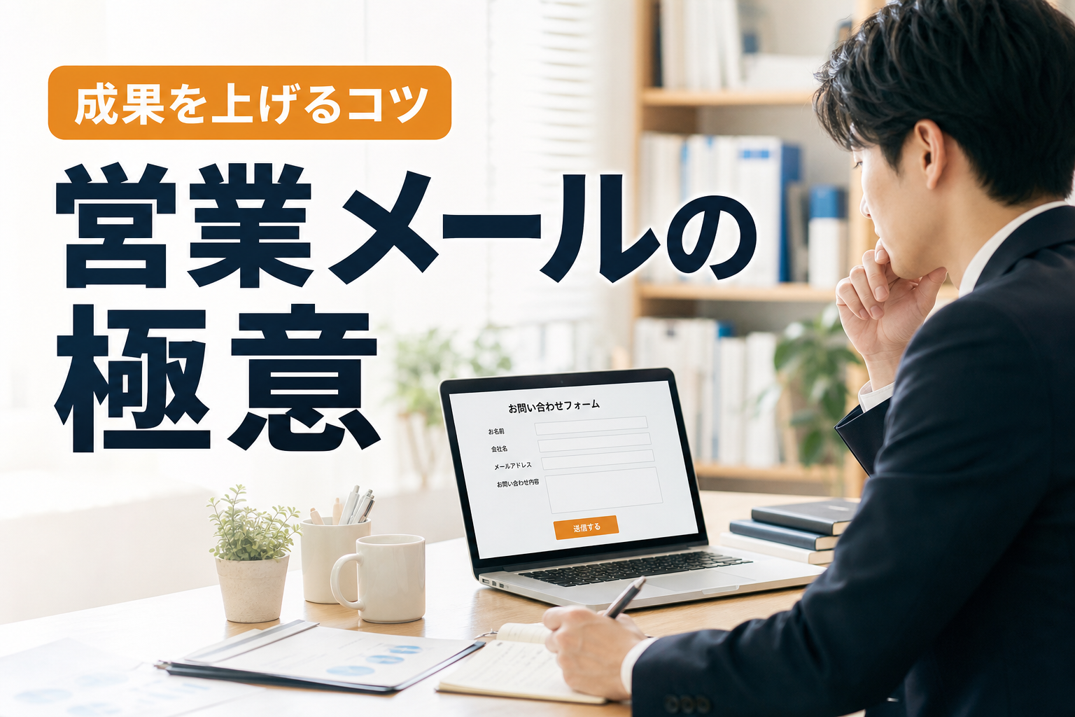 お問い合わせフォーム営業メールの効果的な送り方とは?成果を高める手法・例文・注意点を徹底解説