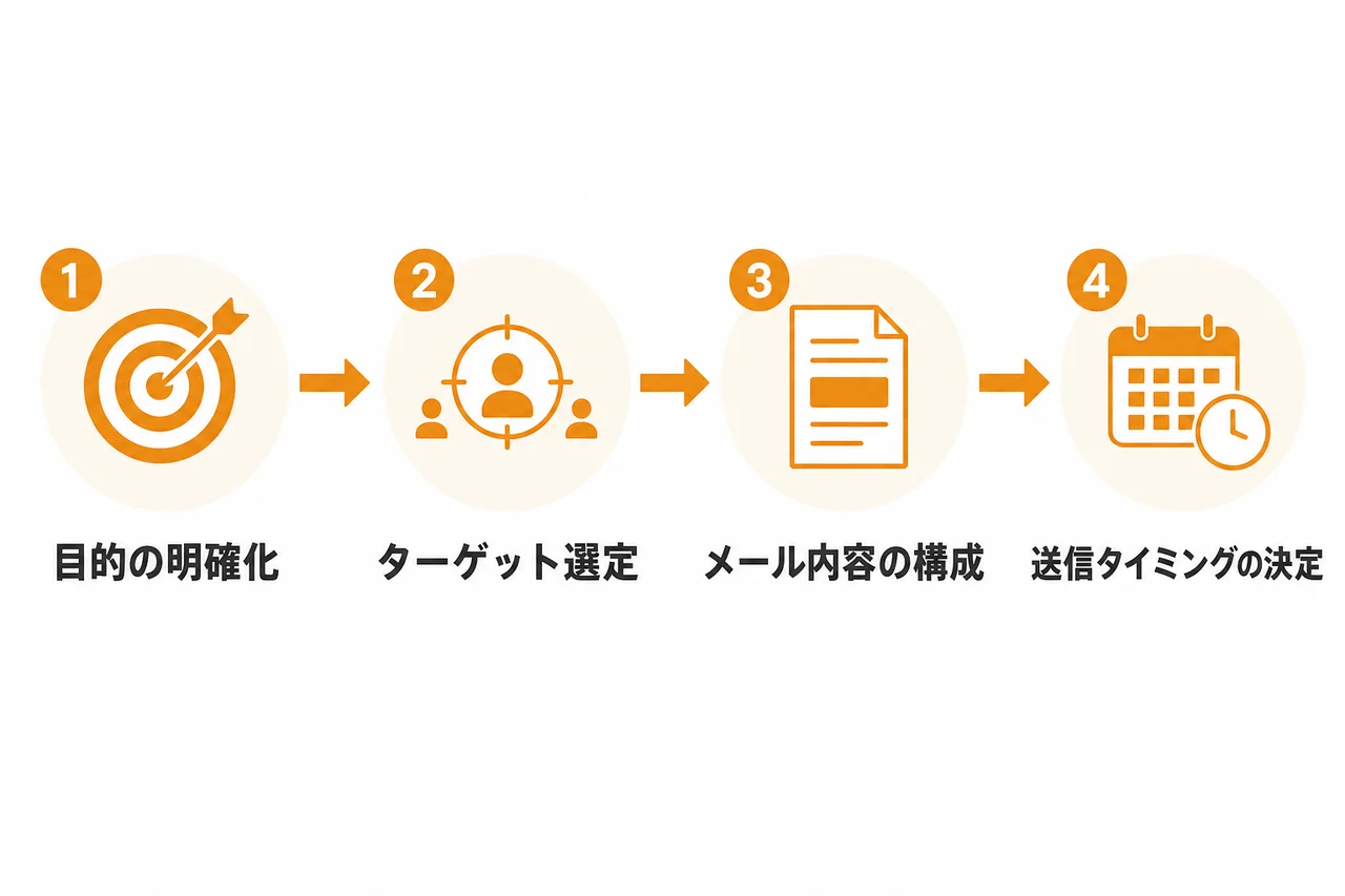 成果を出すための事前準備:送る前に決めるべき3つのこと