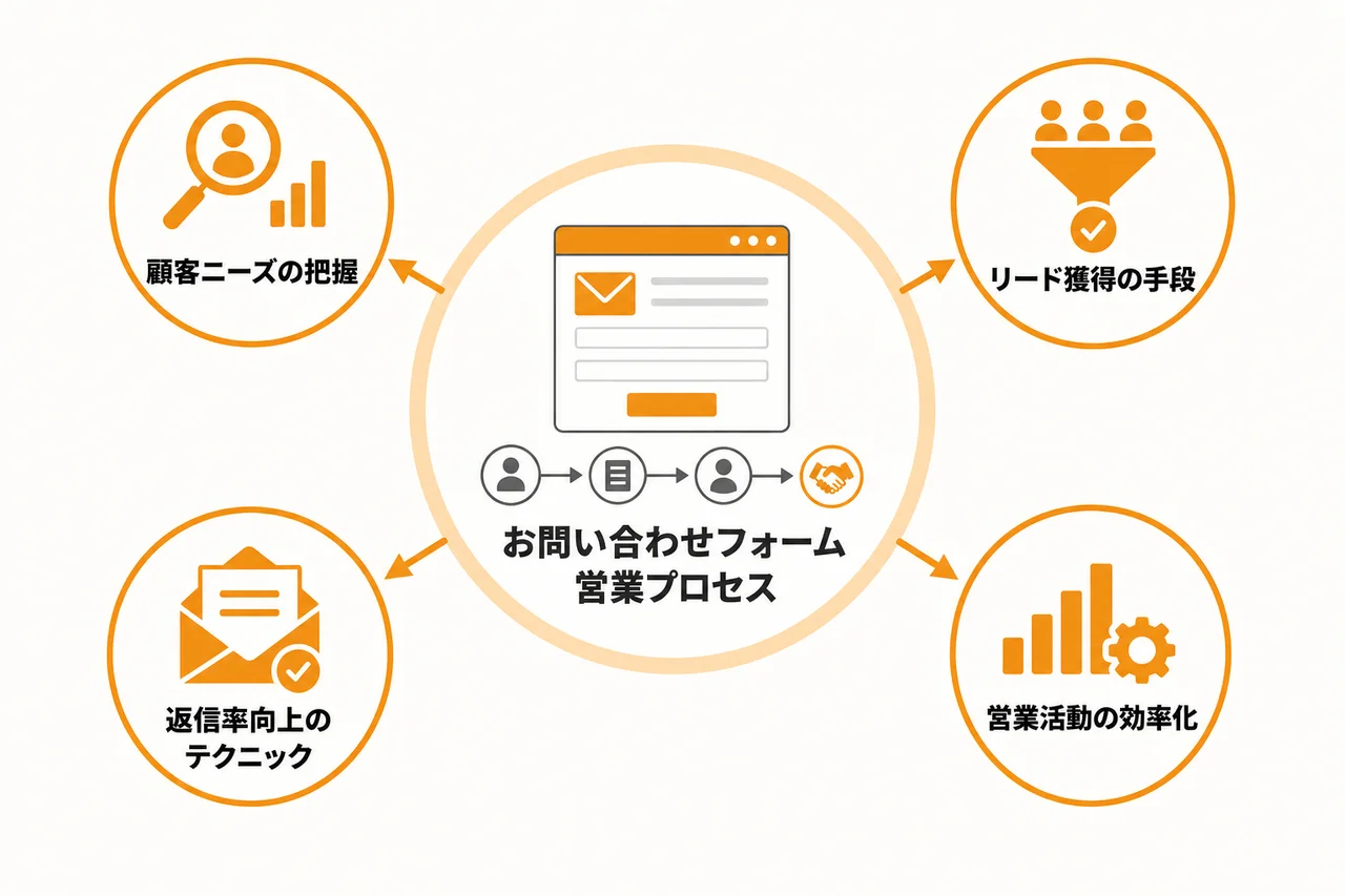 お問い合わせフォーム営業とは?BtoBで活用される理由と向いている場面