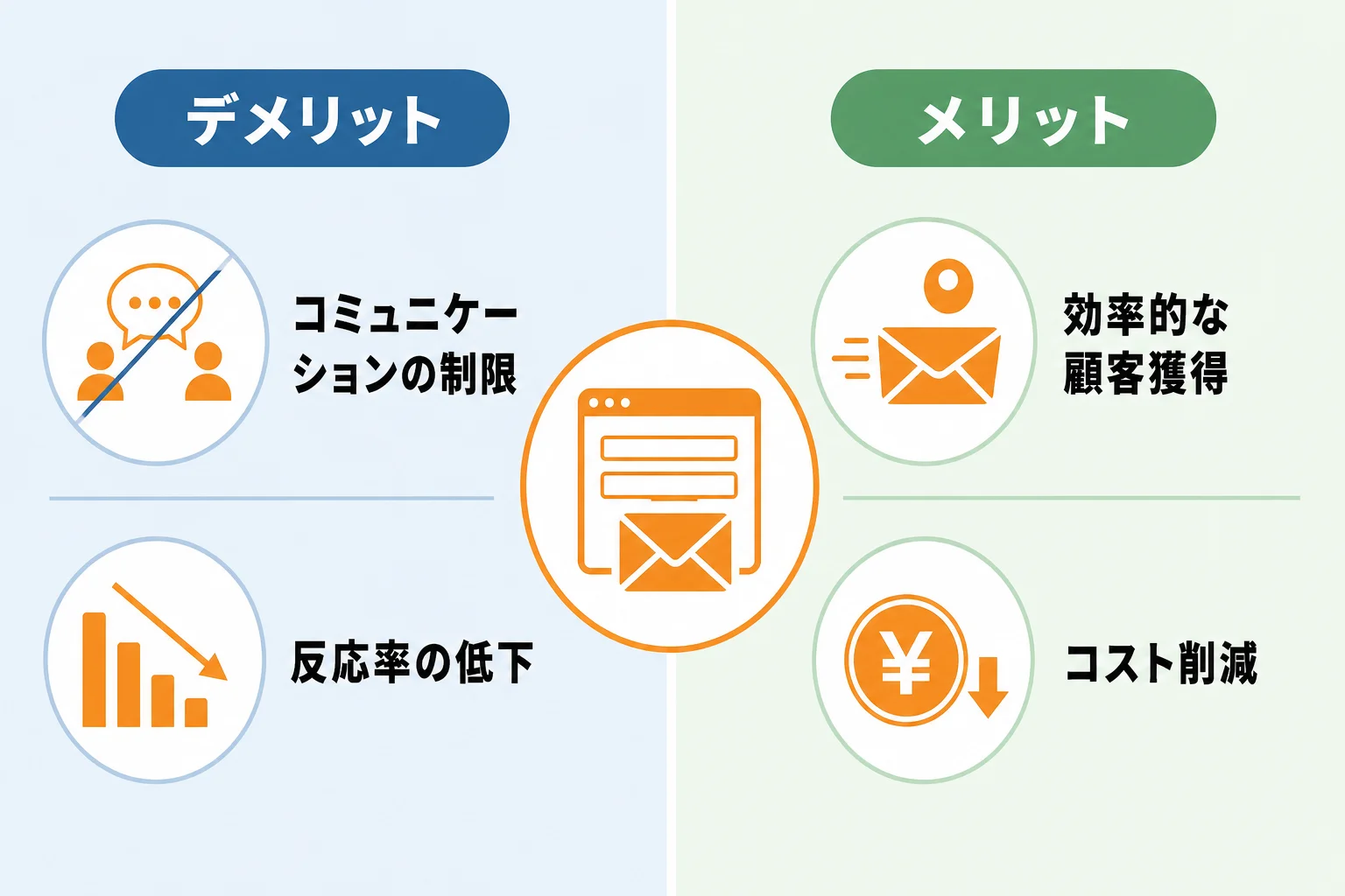 メール フォーム 営業のメリット・デメリットを正しく理解する