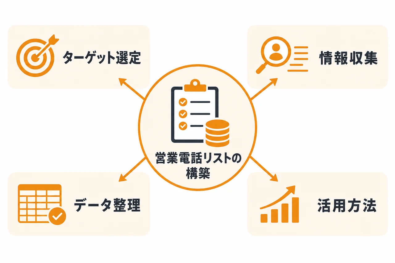 成果につながる営業電話リストに整えるポイント
