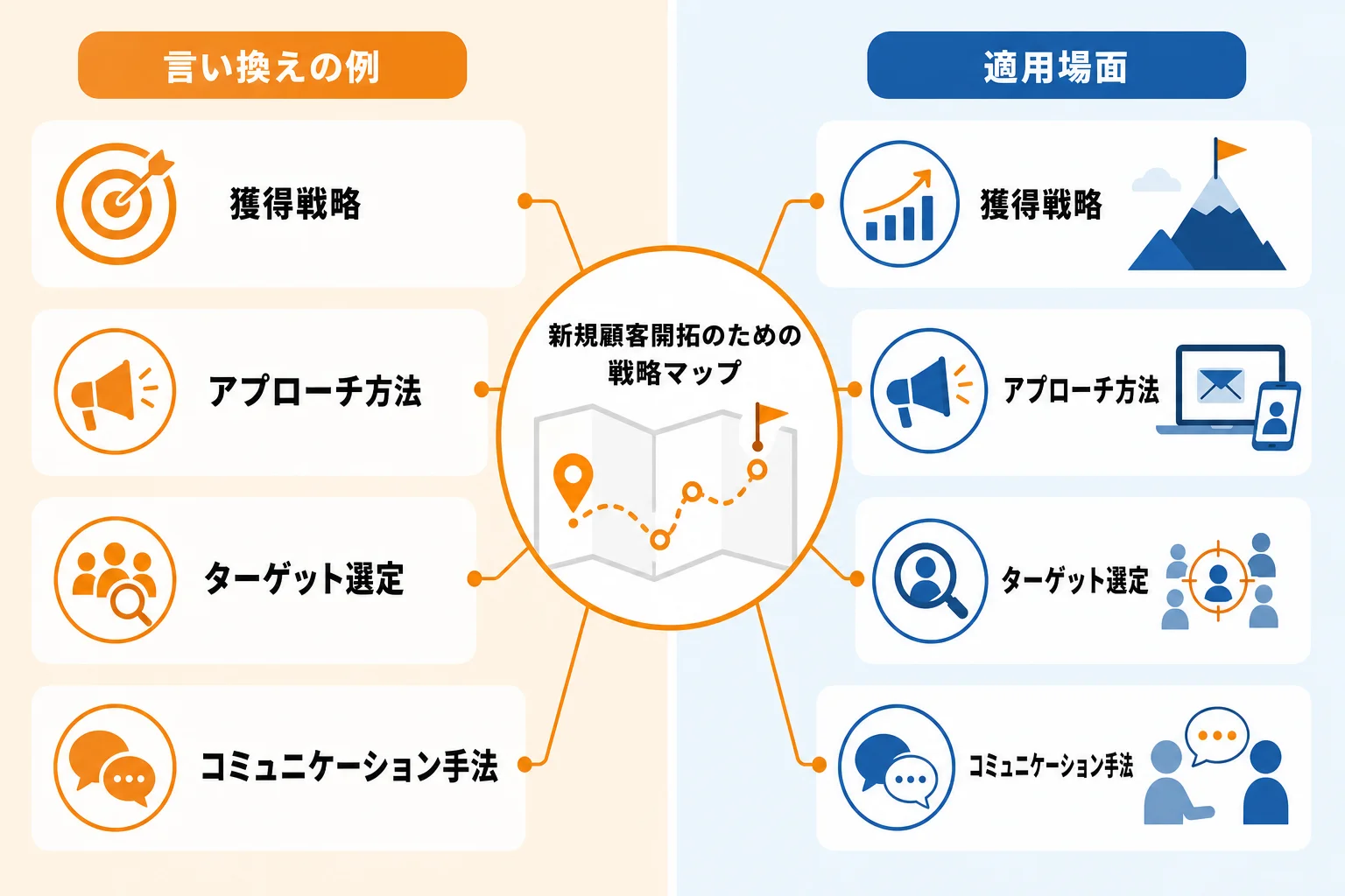 目的別に見る『新規顧客開拓』の言い換えの選び方
