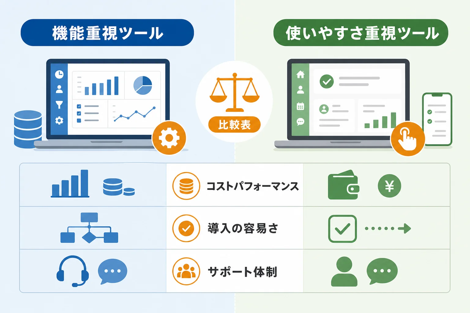 営業DXツールを比較する際のチェックポイント