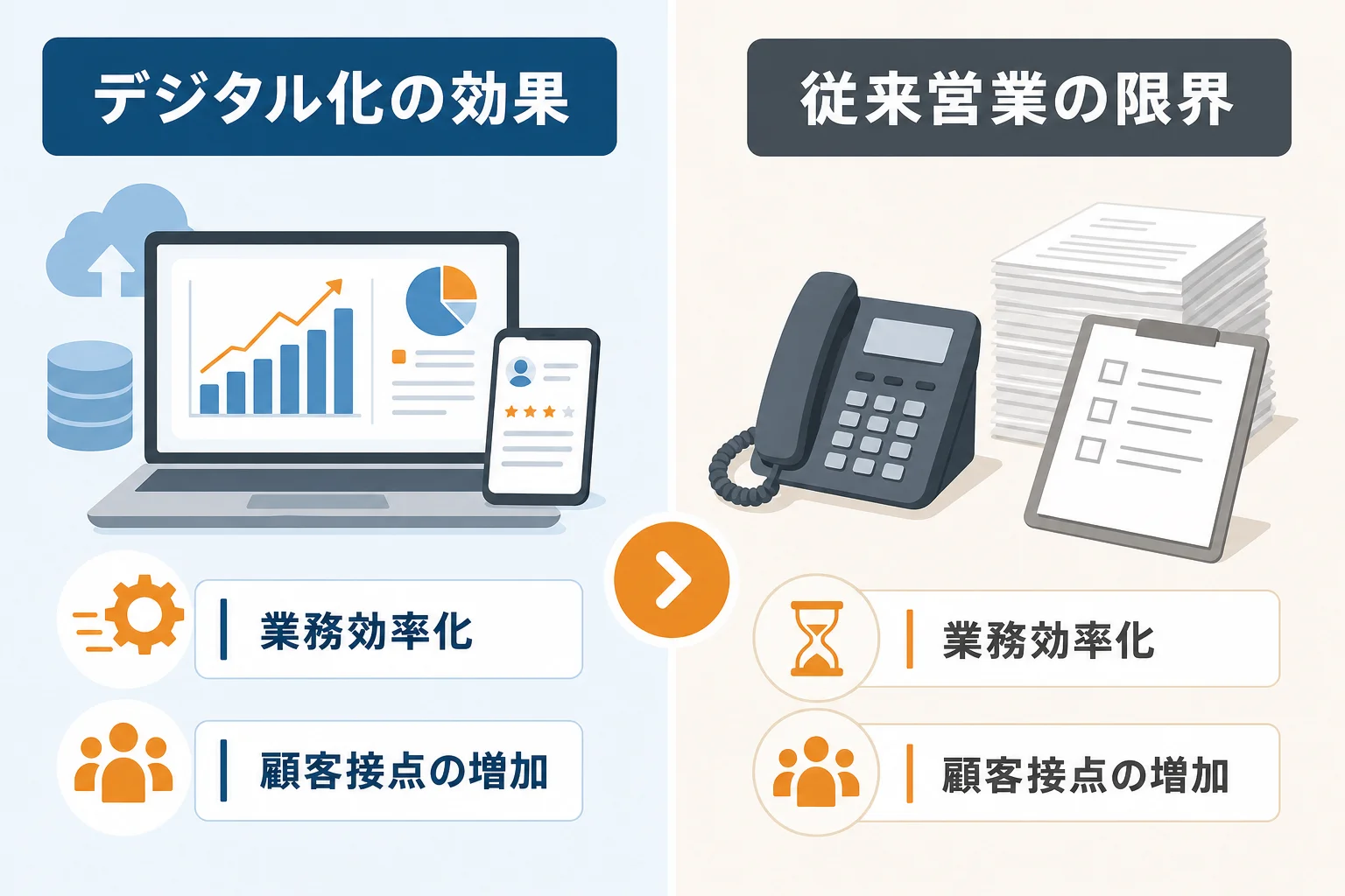 不動産営業DXで得られる効果と限界