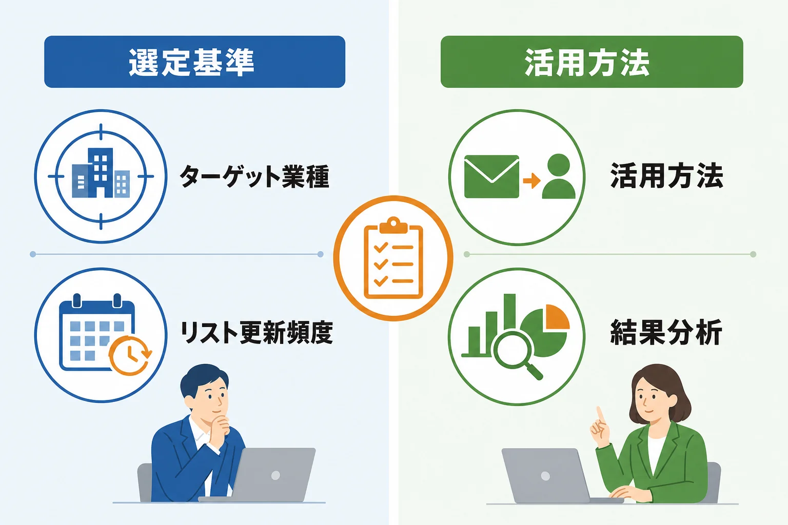 中小企業に合う営業リストの選び方