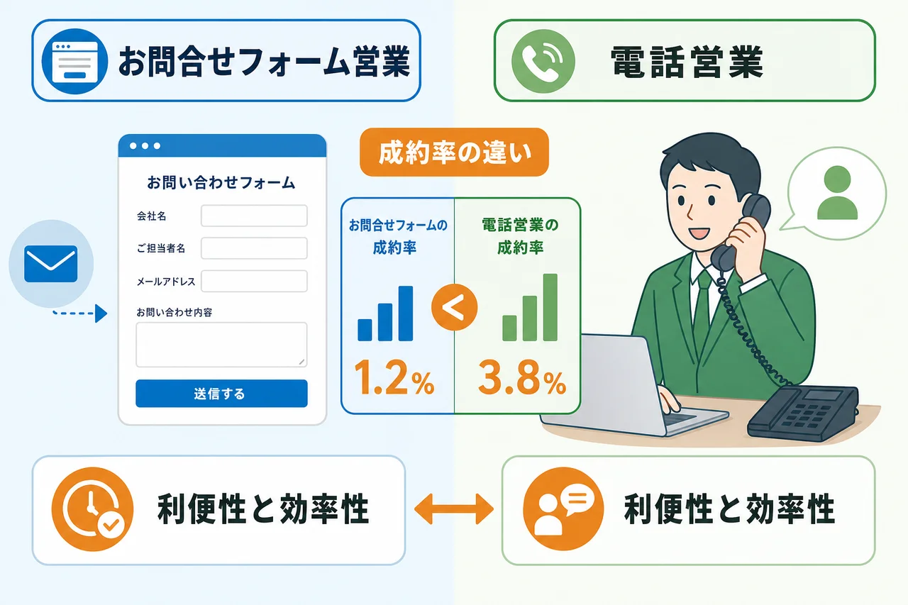お問合せフォーム営業が成果につながる理由と限界