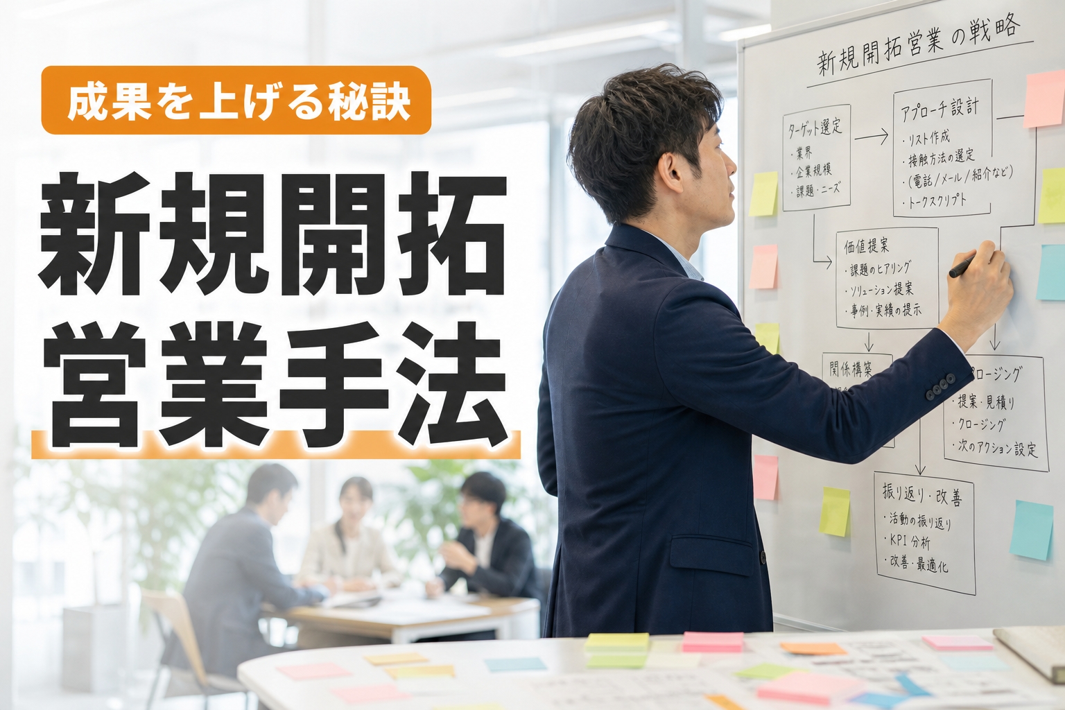 新規開拓営業方法12選|BtoBで成果につながる手法の選び方と実践ポイント