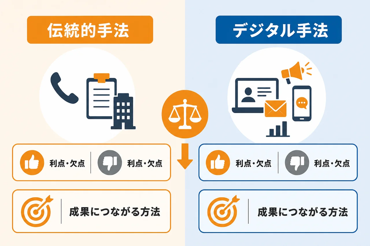 自社に合う新規開拓営業方法の選び方