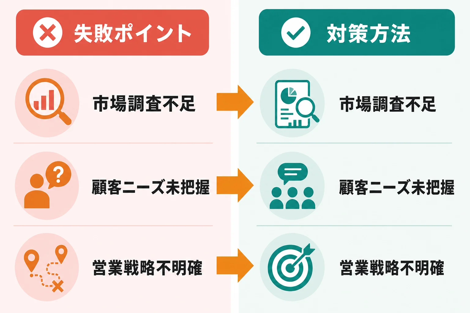 販路開拓で失敗しやすいポイントと対策