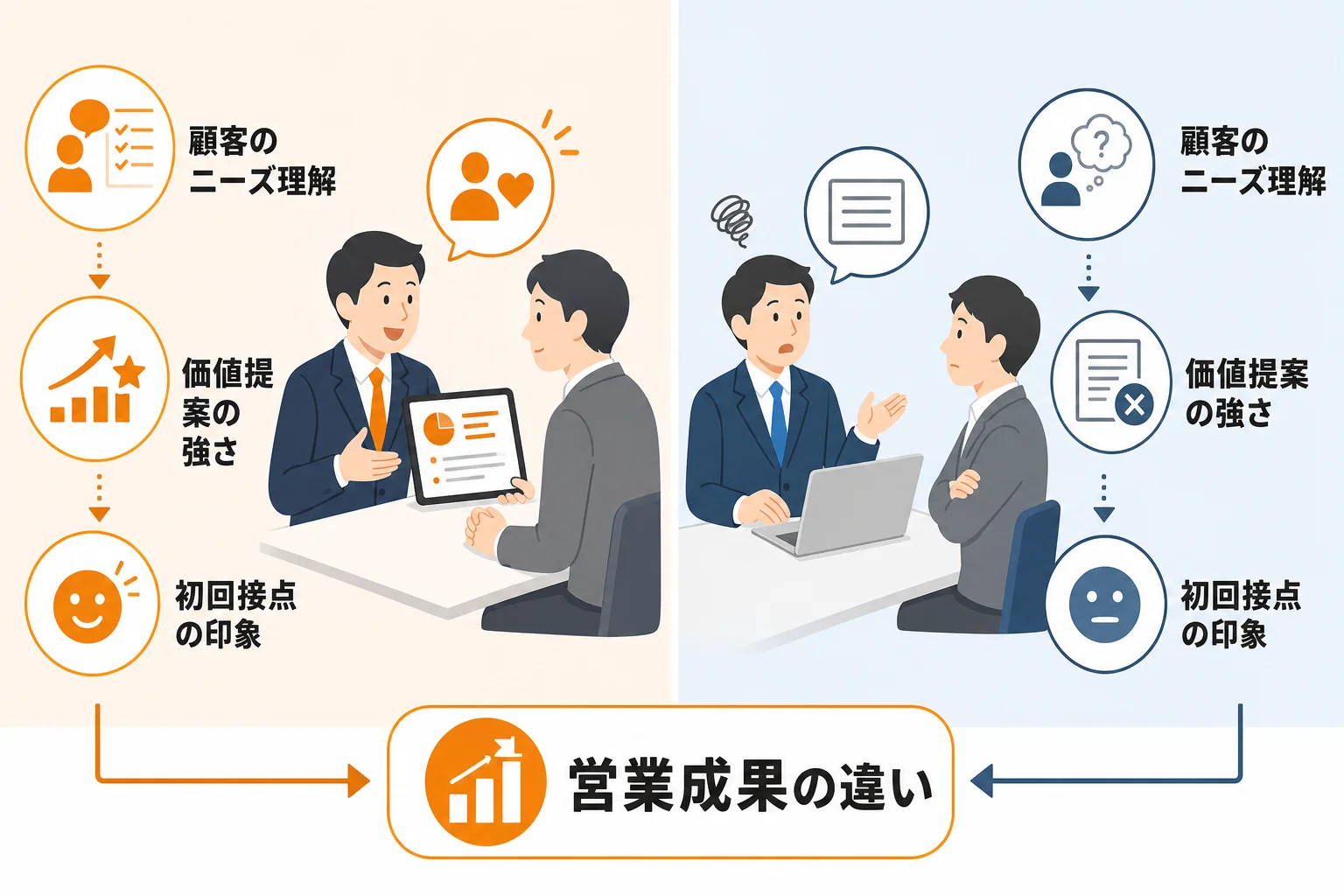 原因2:自社の価値提案が弱く、初回接点で興味を持たれていない