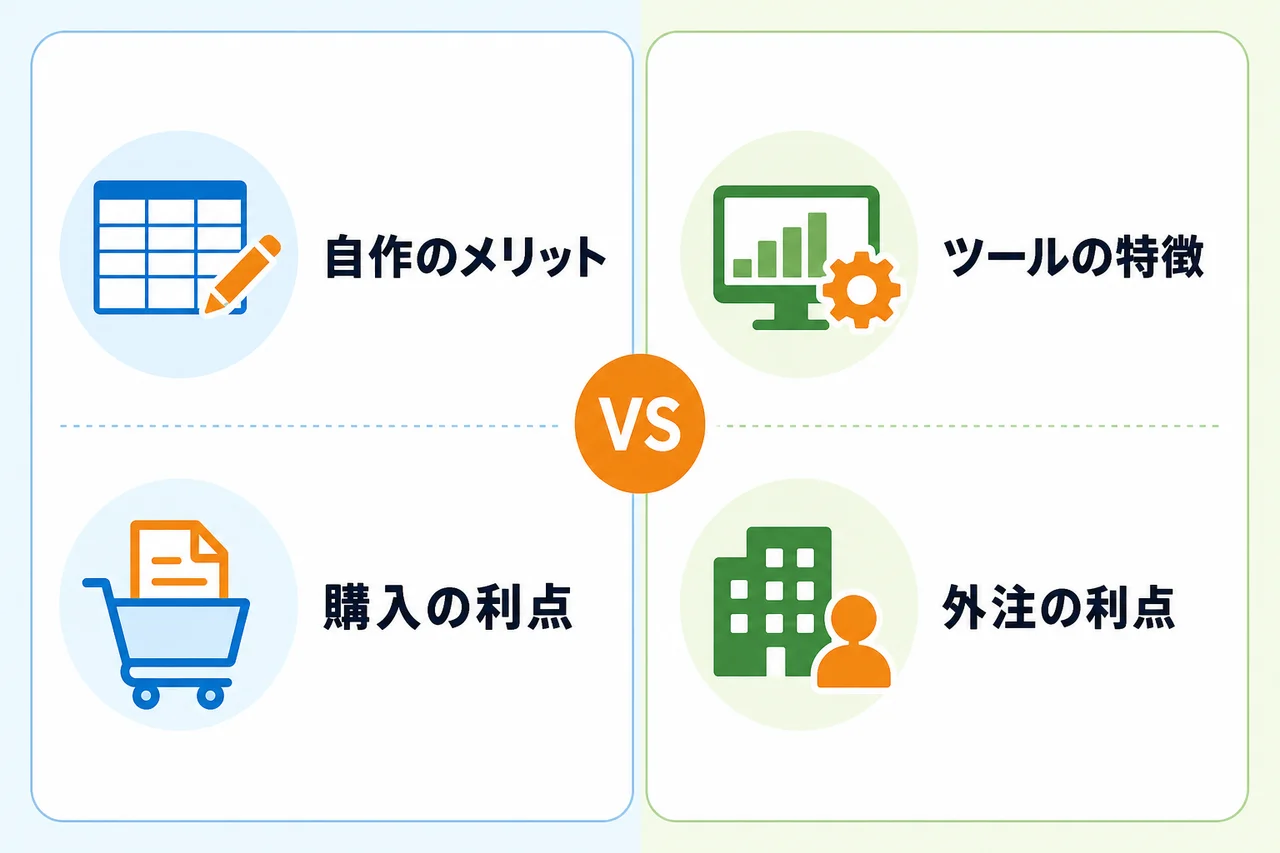 営業リストの主な入手方法を比較|自作・購入・ツール・外注の違い